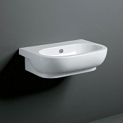 Simas E-Line Раковина подвесная 65х48 см, с переливом, без отвер. под смеситель, цвет: белый глянц. EL10bi*0