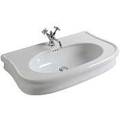 Simas Lante Раковина подвесная 90х54 см, с переливом, 1 отверстие под смеситель, цвет: белый глянц. LA11bi*1