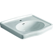 Simas Londra Раковина подвесная 68х51 см, с переливом, 1 отверстие под смеситель, цвет: белый глянц. LO924bi*1