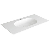 Simas Wave Раковина подвесная 100х51 см, без перелива, 1 отверстие под смеситель, цвет: белый глянц. WA100 bi*1