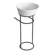 Simas Wave Раковина чаша d42 см, без перелива и отверстия под смеситель, цвет: белый глянцевый WA01 bi*0