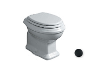 Simas Arcade Унитаз напольный с вертикальным сливом 44х72 см, без крышки-сиденья, цвет: nero AR801nero