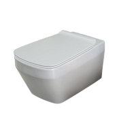 Simas Baden Baden Унитаз подвесной безободковый 36х56 см, без крышки-сиденья, цвет: белый глянцевый BB18bi