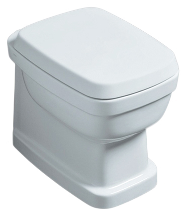 Simas Evolution Унитаз приставной 37х54 см, универсал. слив, без крышки-сиденья, цвет: белый глянц. EVO01bi