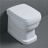 Simas Evolution Унитаз приставной 37х54 см, универсал. слив, без крышки-сиденья, цвет: белый глянц. EVO01bi