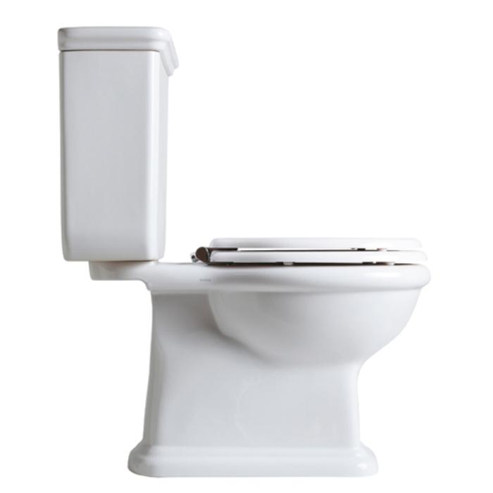 Simas Lante Чаша для унитаза моноблок с горизонтальным сливом 42х70,5 см, цвет: белый глянцевый LA08bi