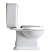 Simas Lante Чаша для унитаза моноблок с горизонтальным сливом 42х70,5 см, цвет: белый глянцевый LA08bi