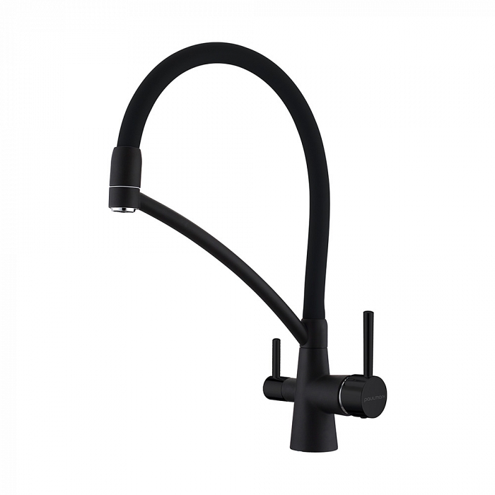 Paulmark Siеgen Смеситель для кухни с гибким изливом, цвет: антрацит Si213111-401TB