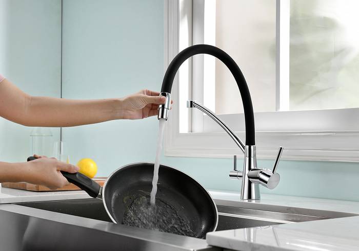 Paulmark Siеgen Смеситель для кухни с гибким изливом, цвет: хром Si213111-CR