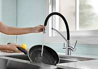 Paulmark Siеgen Смеситель для кухни с гибким изливом, цвет: хром Si213111-CR