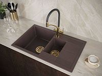 Paulmark Siеgen Смеситель для кухни с гибким изливом, цвет: золото Si213111-G