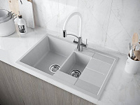 Paulmark Siеgen Смеситель для кухни с гибким изливом, цвет: хром-белый Si213111-CrW