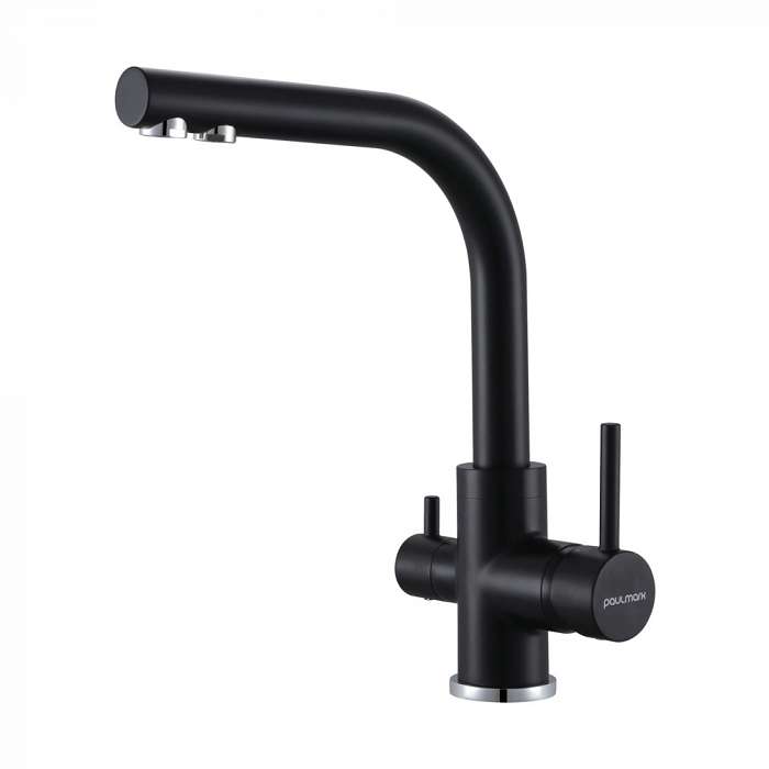 Paulmark Essen Смеситель для кухни с гибким изливом, цвет: антрацит Es213011-401TB