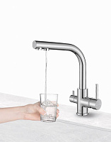 Paulmark Essen Смеситель для кухни с гибким изливом, цвет: хром Es213011-CR