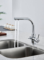 Paulmark Essen Смеситель для кухни с гибким изливом, цвет: хром Es213011-CR