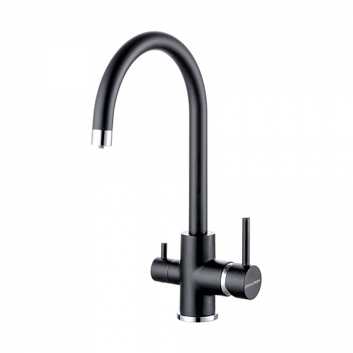 Paulmark Essen Смеситель для кухни с гибким изливом, цвет: антрацит Es213211-401