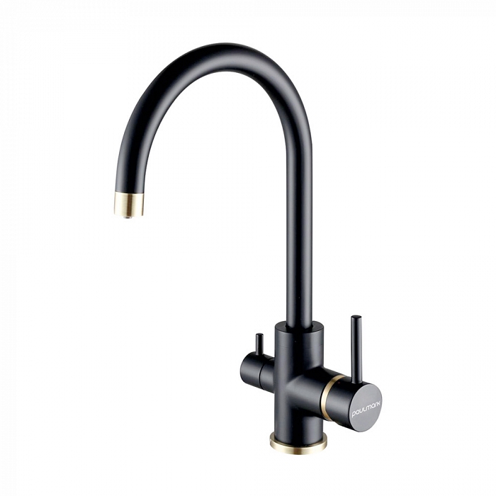 Paulmark Essen Смеситель для кухни с гибким изливом, цвет: антрацит-бронза Es213211-401BR