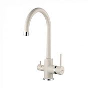 Paulmark Essen Смеситель для кухни с гибким изливом, цвет: бежевый Es213211-328