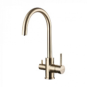 Paulmark Essen Смеситель для кухни с гибким изливом, цвет: бронза Es213211-BR