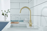 Paulmark Essen Смеситель для кухни с гибким изливом, цвет: бронза Es213211-BR