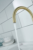 Paulmark Essen Смеситель для кухни с гибким изливом, цвет: бронза Es213211-BR