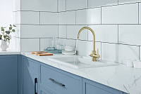 Paulmark Essen Смеситель для кухни с гибким изливом, цвет: бронза Es213211-BR