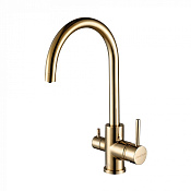 Paulmark Essen Смеситель для кухни с гибким изливом, цвет: золото Es213211-G