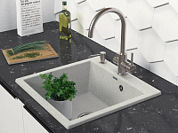 Paulmark Essen Смеситель для кухни с гибким изливом, цвет: никель Es213211-NI