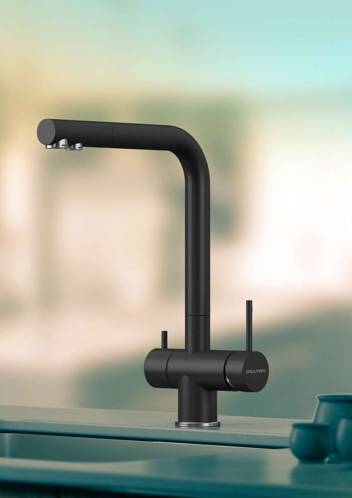 Paulmark Skalen Смеситель для кухни высота излива 29,8 см, цвет: антрацит Sk213020-401