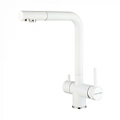 Paulmark Skalen Смеситель для кухни высота излива 29,8 см, цвет: белый металлик Sk213020-431