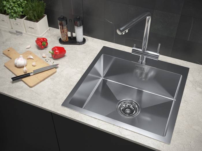 Paulmark Skalen Смеситель для кухни высота излива 29,8 см, цвет: нержавеющая сталь Sk213020-SS