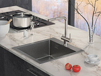 Paulmark Skalen Смеситель для кухни высота излива 29,8 см, цвет: нержавеющая сталь Sk213020-SS