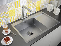 Paulmark Skalen Смеситель для кухни высота излива 29,8 см, цвет: нержавеющая сталь Sk213020-SS