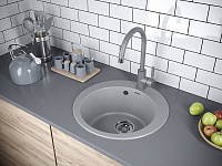 Paulmark Holstein Смеситель для кухни высота излива 26,4 см, цвет: серый металлик Ho212063-402