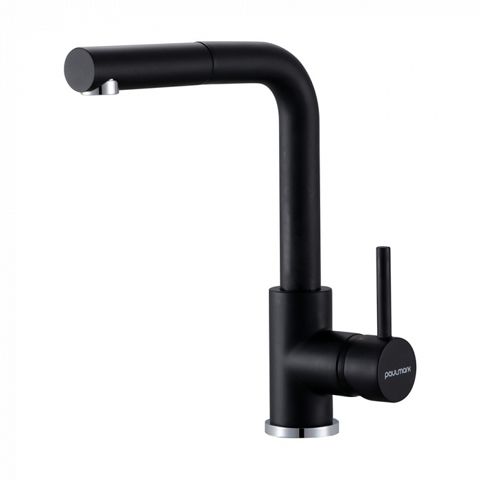 Paulmark Kassel Смеситель для кухни с выдвижным изливом, цвет: антрацит Ka214311-401TB