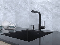 Paulmark Kassel Смеситель для кухни с выдвижным изливом, цвет: антрацит Ka214311-401TB