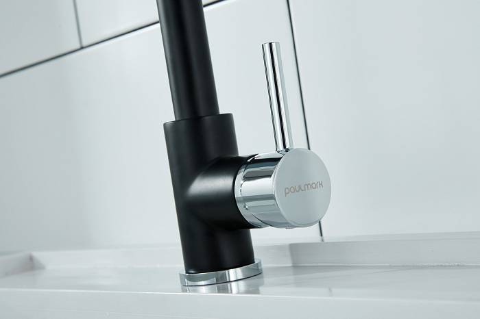 Paulmark Kassel Смеситель для кухни с выдвижным изливом, цвет: антрацит Ka214311-401