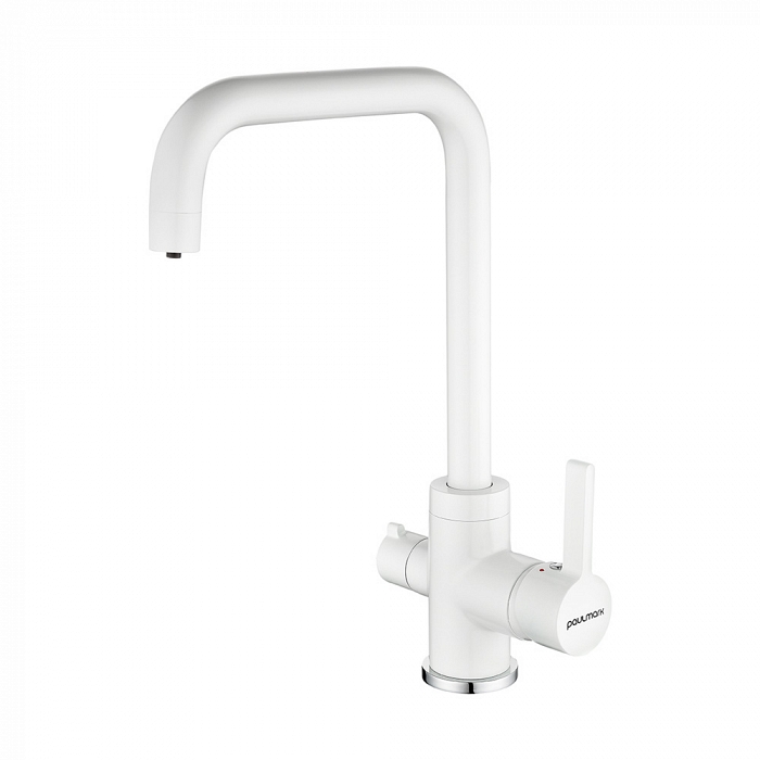 Paulmark Logas Смеситель для кухни высота излива 26,2 см, цвет: белый матовый Lo213021-431TW
