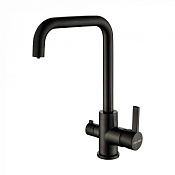 Paulmark Logas Смеситель для кухни высота излива 26,2 см, цвет: вороненая сталь Lo213021-GM