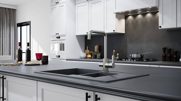 Paulmark Logas Смеситель для кухни высота излива 26,2 см, цвет: никель Lo213021-NI