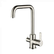 Paulmark Logas Смеситель для кухни высота излива 26,2 см, цвет: никель Lo213021-NI