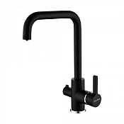 Paulmark Logas Смеситель для кухни высота излива 26,2 см, цвет: черный Lo213021-308