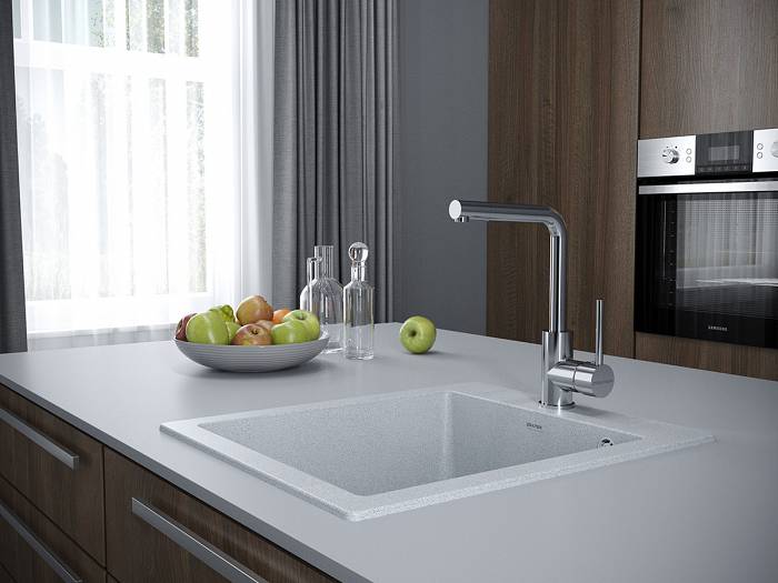 Paulmark Honner Смеситель для кухни высота излива 25,7 см, цвет: хром Ho212018-CR