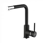 Paulmark Honner Смеситель для кухни высота излива 25,7 см, цвет: черный металлик Ho212018-418