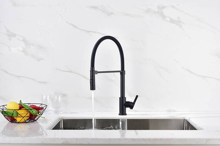 Paulmark Halt Смеситель для кухни высота излива 17 см, цвет: антрацит Ha214021-401