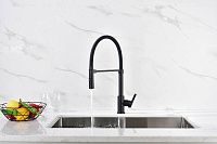 Paulmark Halt Смеситель для кухни высота излива 17 см, цвет: антрацит Ha214021-401