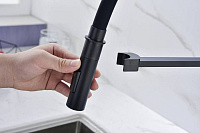 Paulmark Halt Смеситель для кухни высота излива 17 см, цвет: антрацит Ha214021-401