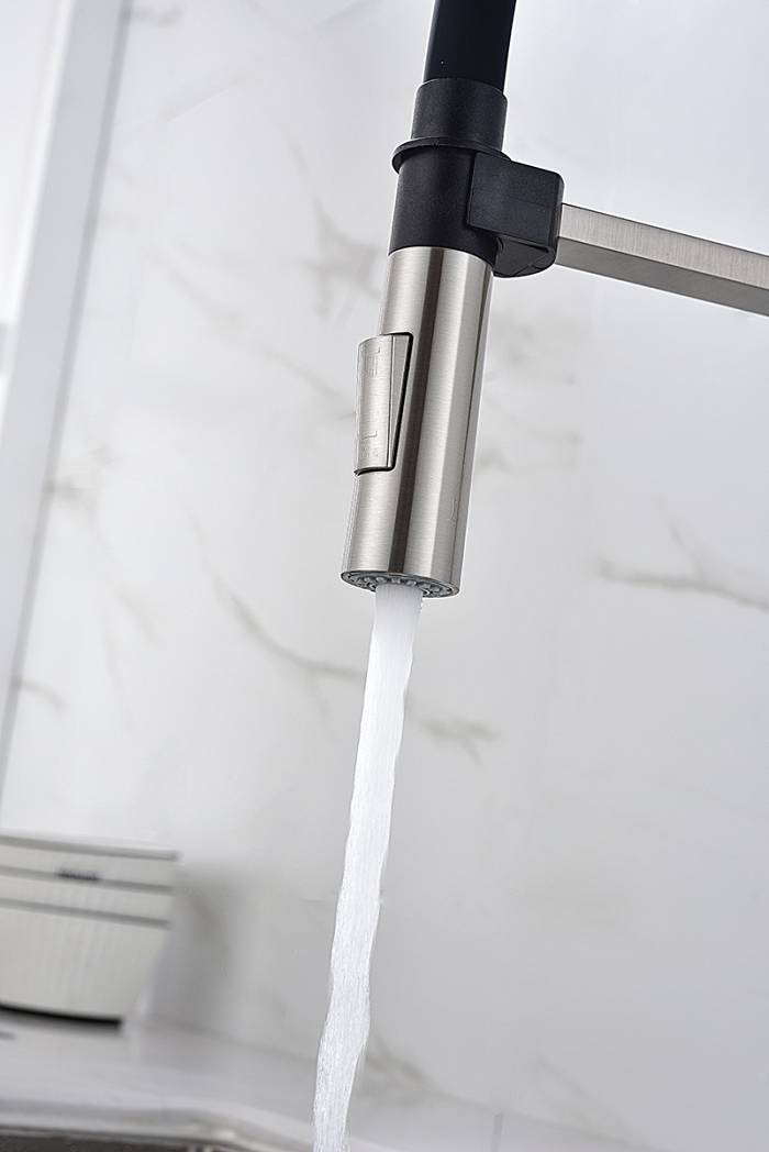 Paulmark Halt Смеситель для кухни высота излива 17 см, цвет: никель Ha214021-Ni