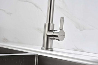 Paulmark Halt Смеситель для кухни высота излива 17 см, цвет: никель Ha214021-Ni