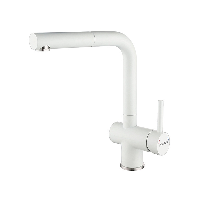 Paulmark Dosse Смеситель для кухни высота излива 25,3 см, цвет: белый матовый Do214418-431